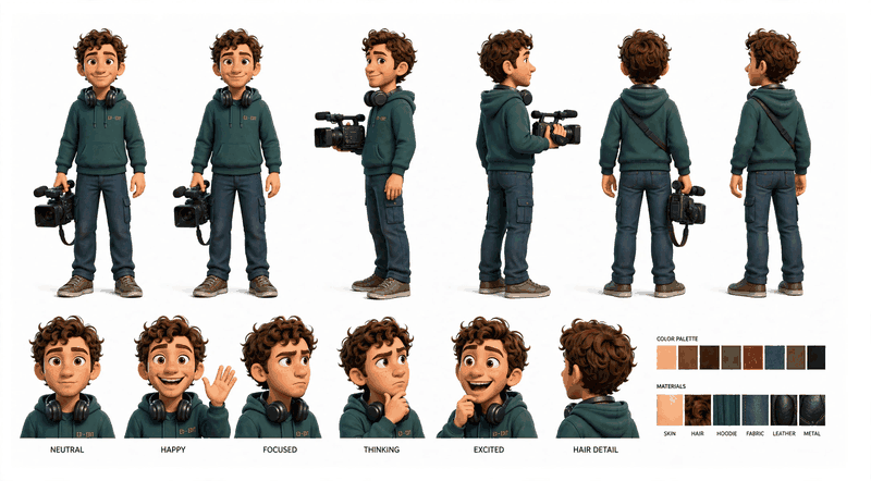 Ed character reference sheet