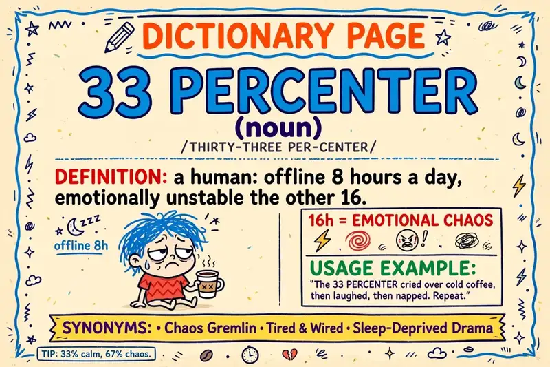 Dictionary definition of 33 percenter