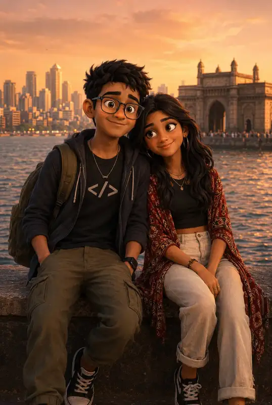 Dinesh with Mira
